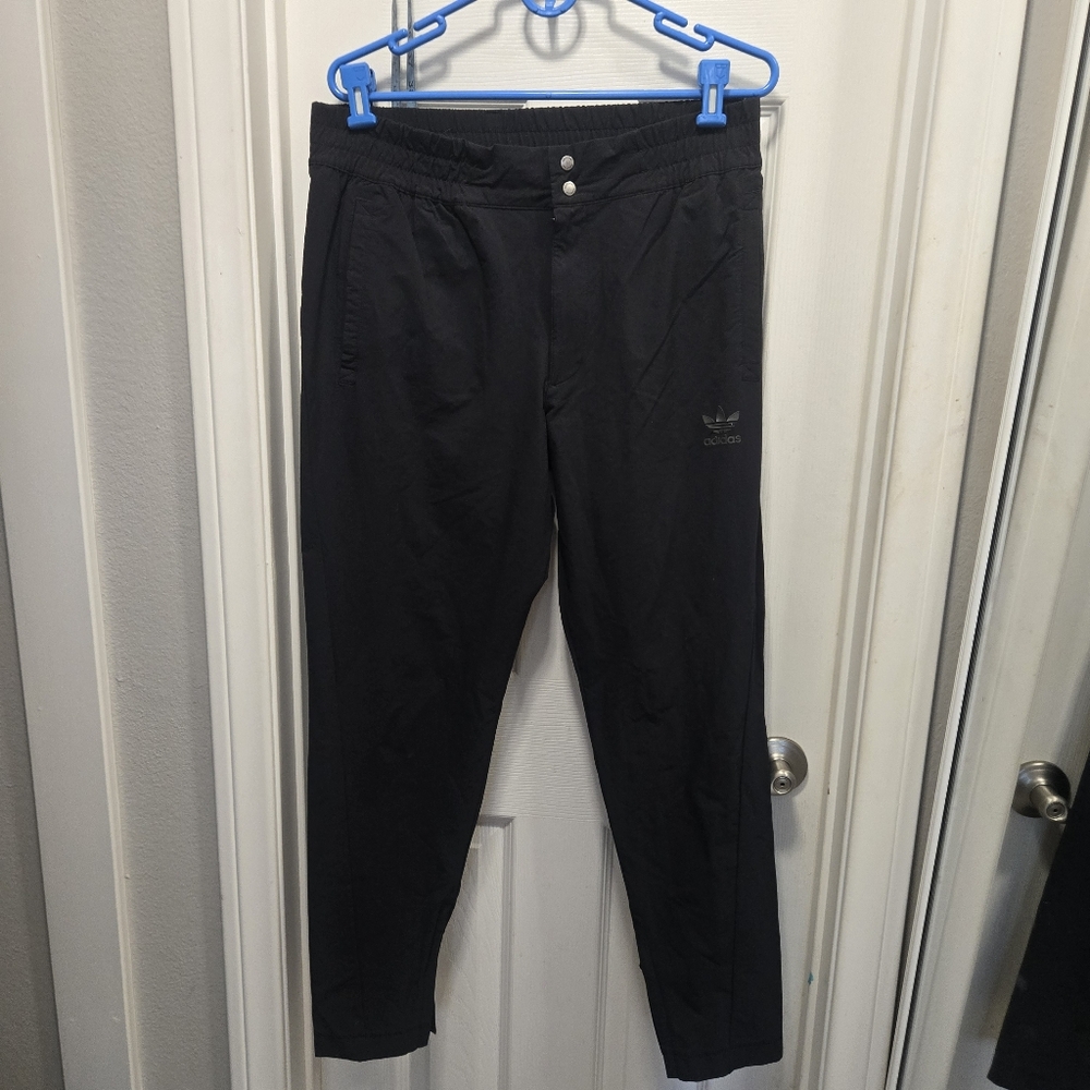 Adidas Men's nylon Black Pants Size L